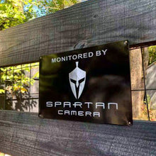 Load image into Gallery viewer, Spartan Camera Metal Security Sign | Spartan Camera
