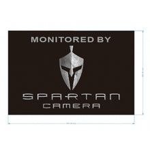 Load image into Gallery viewer, Spartan Camera Metal Security Sign | Spartan Camera
