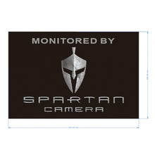 Load image into Gallery viewer, Spartan Camera Metal Security Sign | Spartan Camera
