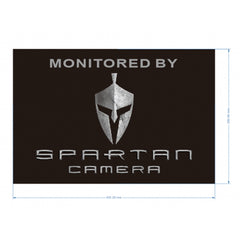 Spartan Camera Metal Security Sign | Spartan Camera